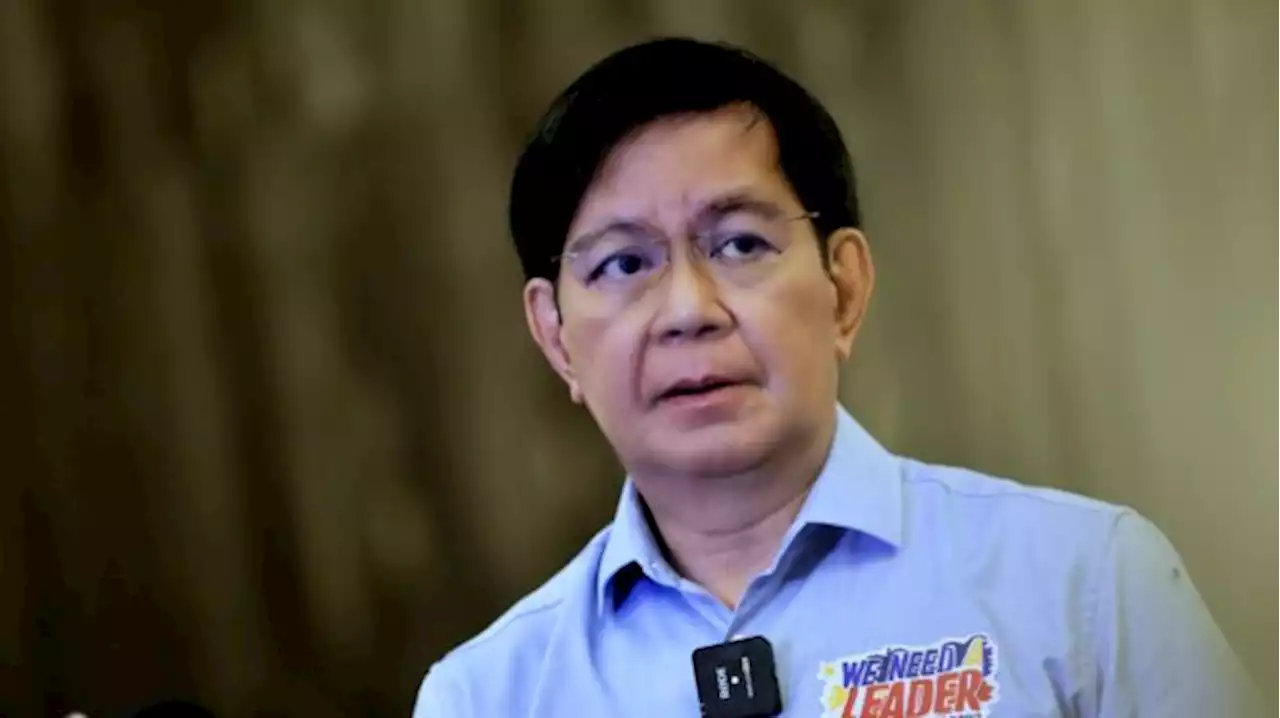 Lacson leaves Partido Reporma, to run as independent candidate