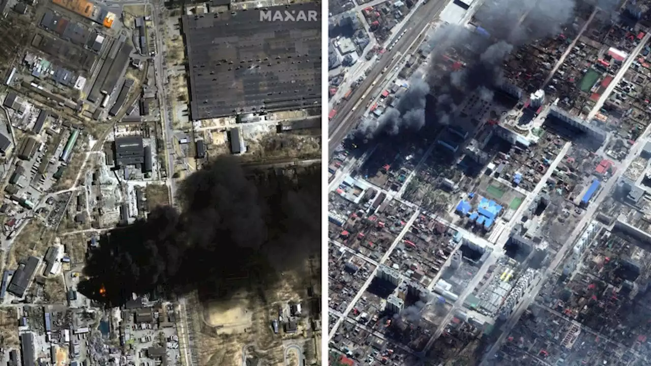 Ukraine's crisis: 8 new satellite images reveal the devastation on the ground