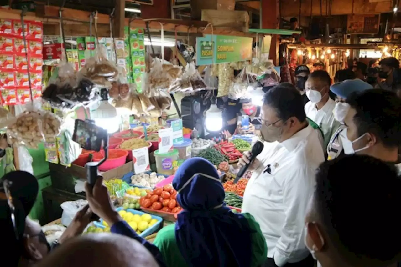 Menko Airlangga: Pemanfaatan Teknologi Digital dalam Ekosistem Pasar Tradisional