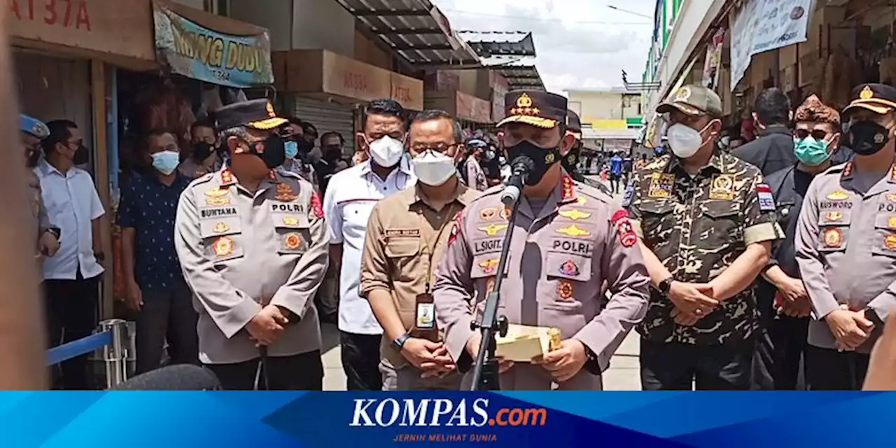 Kapolri Sidak Ketersedian Minyak Goreng di Pasar Soreang, Pedagang Disuplai 5 Ton Minyak Curah