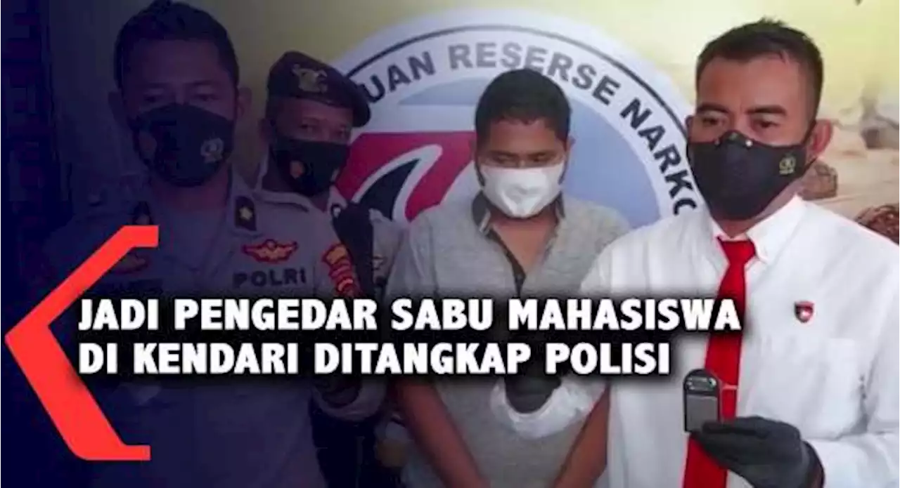 Jadi Pengedar Sabu Mahasiswa di Kendari Ditangkap Polisi