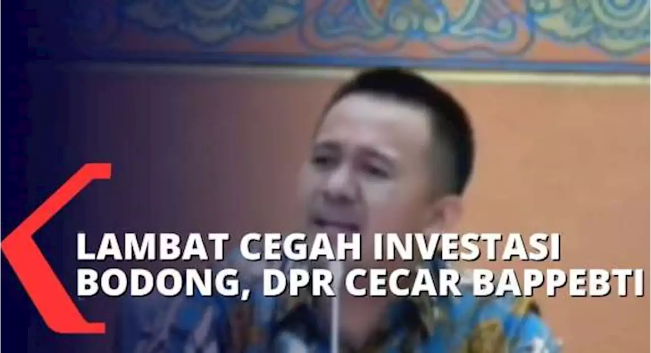 Maraknya Kasus Investasi Bodong di Indonesia, Anggota Komisi VI DPR Mufti Anam Cecar Bappebti!