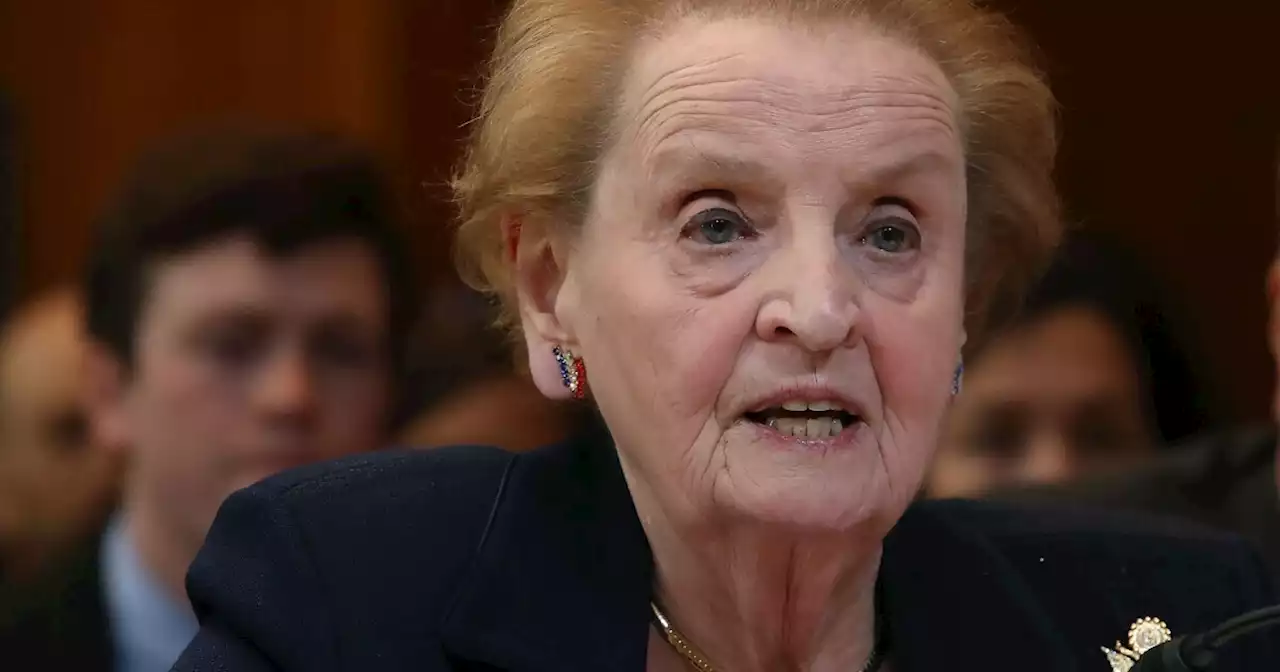 Madeleine Albright, the first woman to become U.S. secretary of state, has died