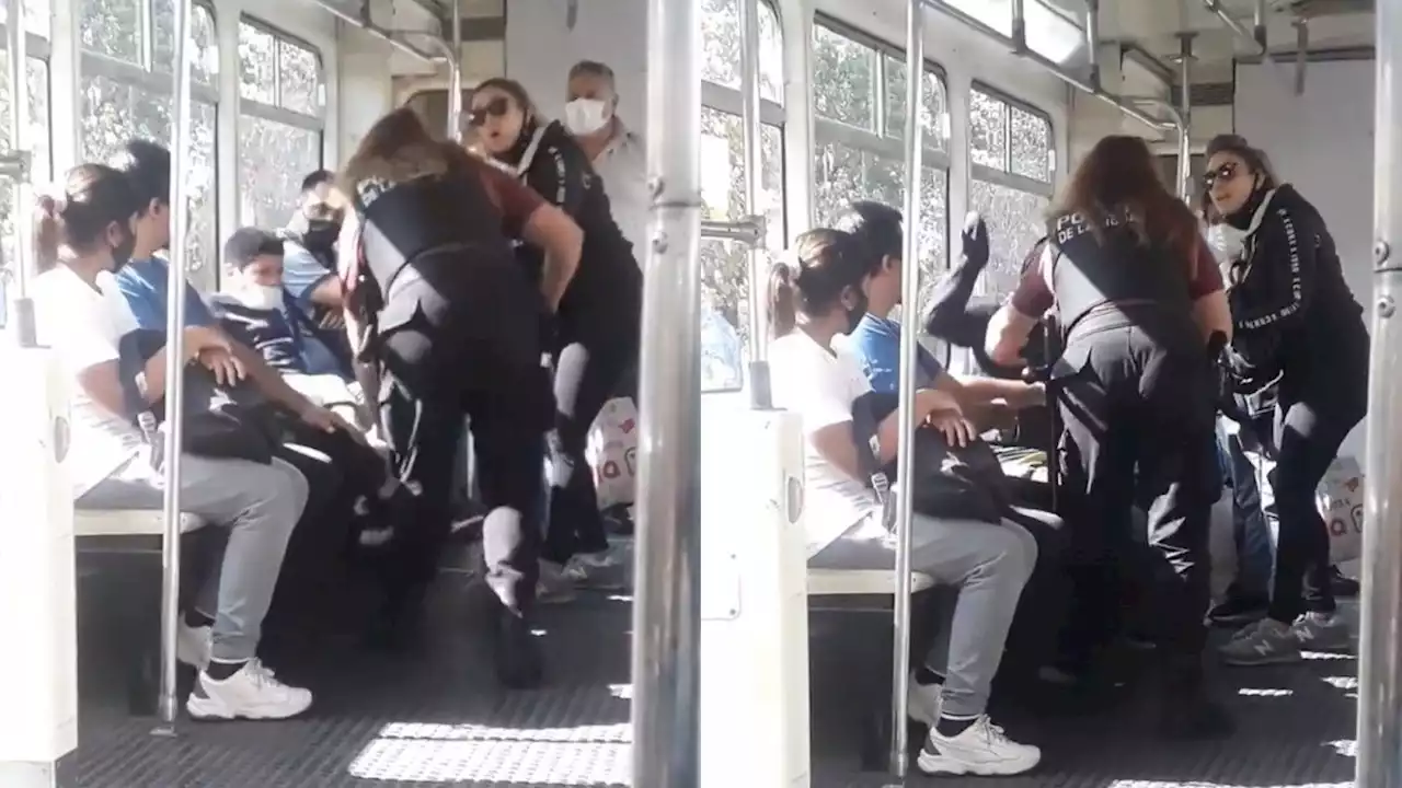 Una policía de la Ciudad golpeó a un chico con TEA en el premetro