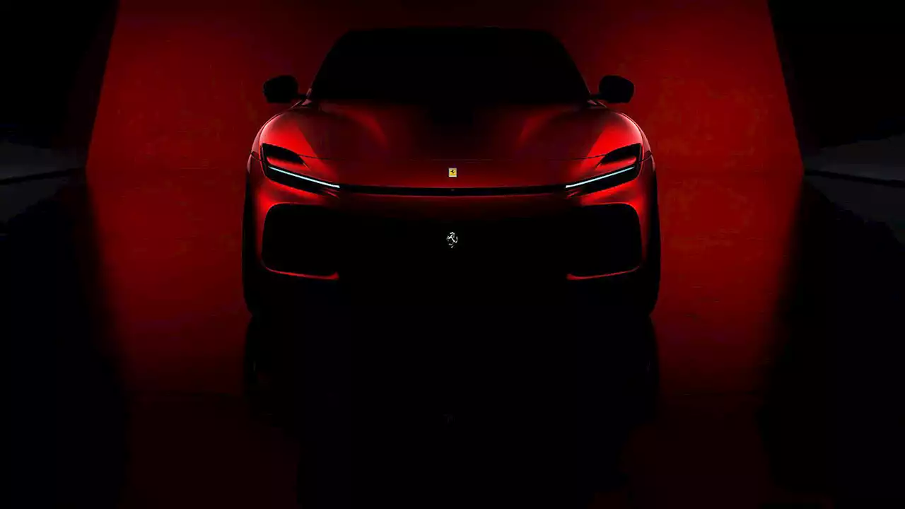 Ferrari releases revealing teaser of Purosangue crossover