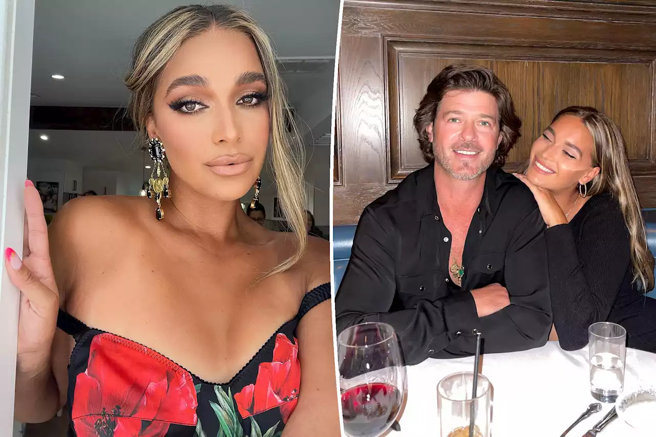 Robin Thicke’s fiancée, April Love Geary, says she won’t sign a prenup