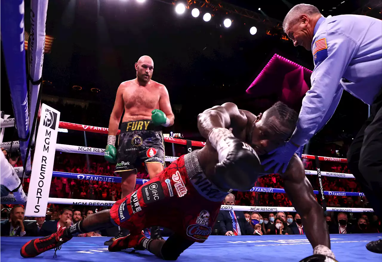 Brutal slow-motion footage of Tyson Fury knocking out Deontay Wilder in trilogy fight