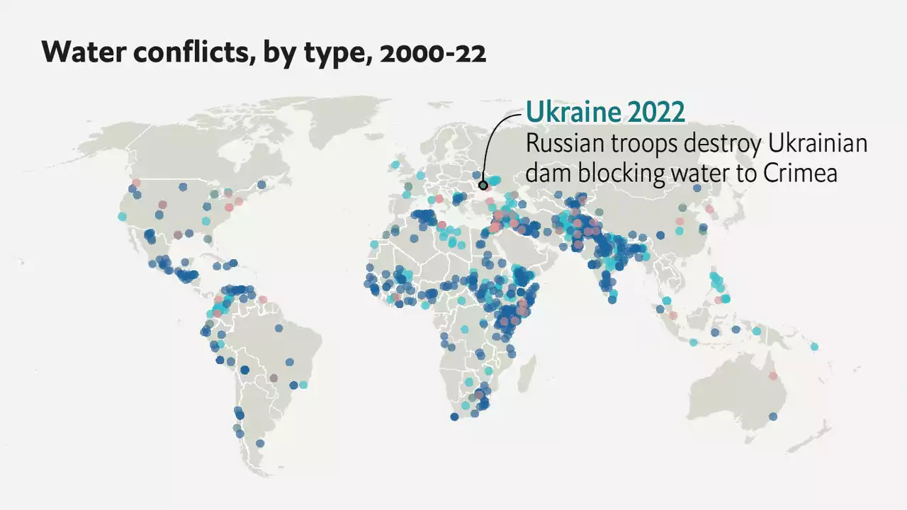 In Russia’s war in Ukraine, both sides have attacked water supplies