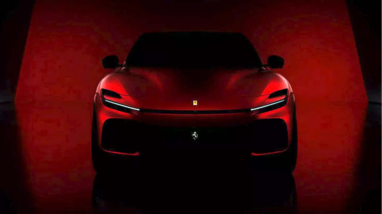 2023 Ferrari Purosangue previewed in teaser image