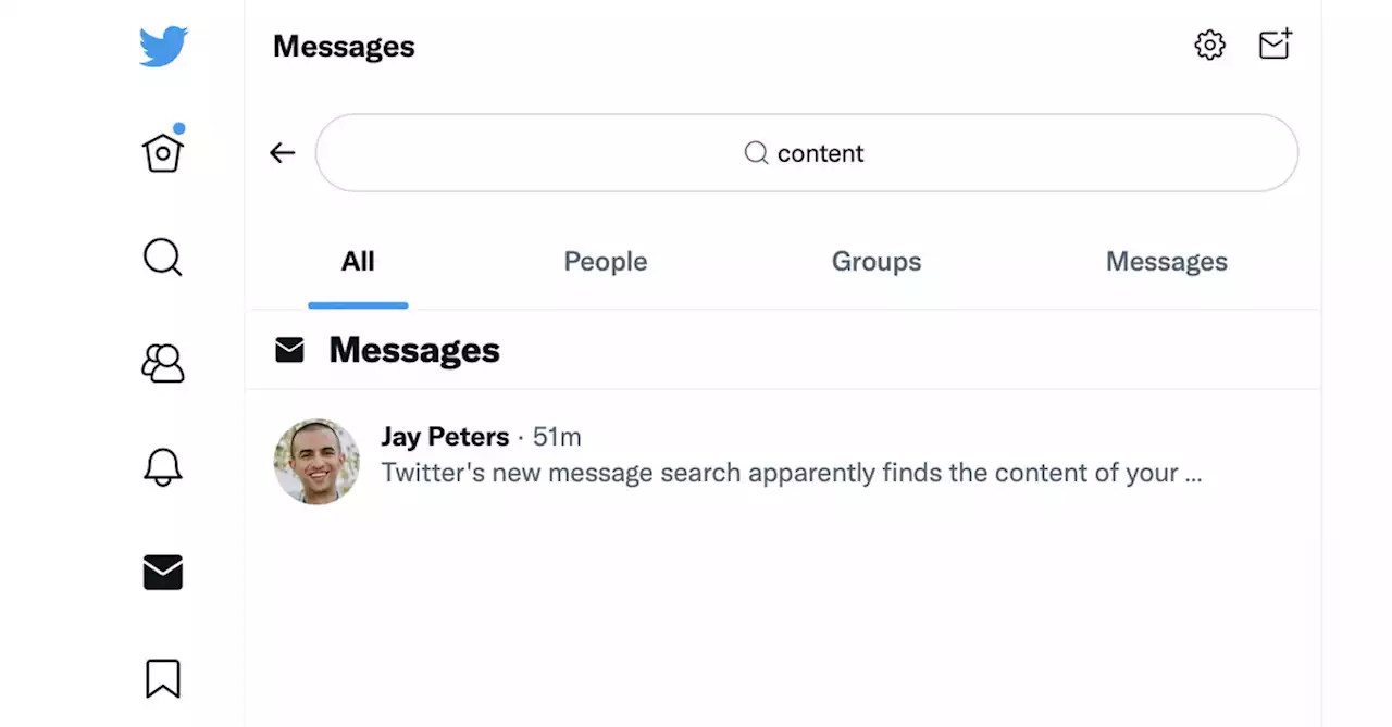 Twitter’s DM search will finally actually help you find conversations