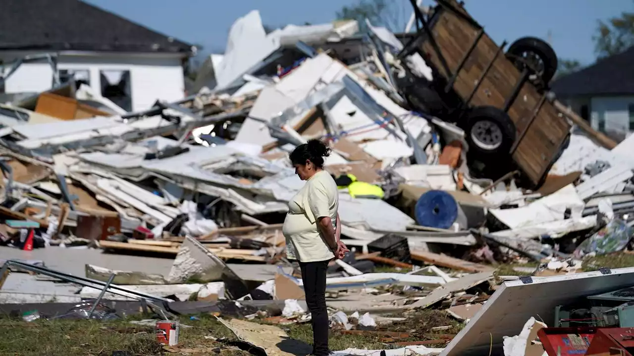 Louisiana twister carved destruction in mere moments