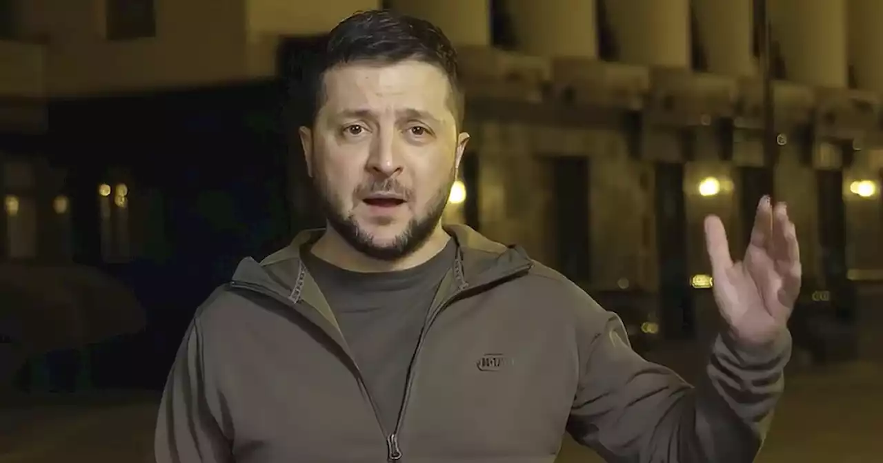 Zelenskyy calls for worldwide protests to mark one month of Russia's invasion of Ukraine