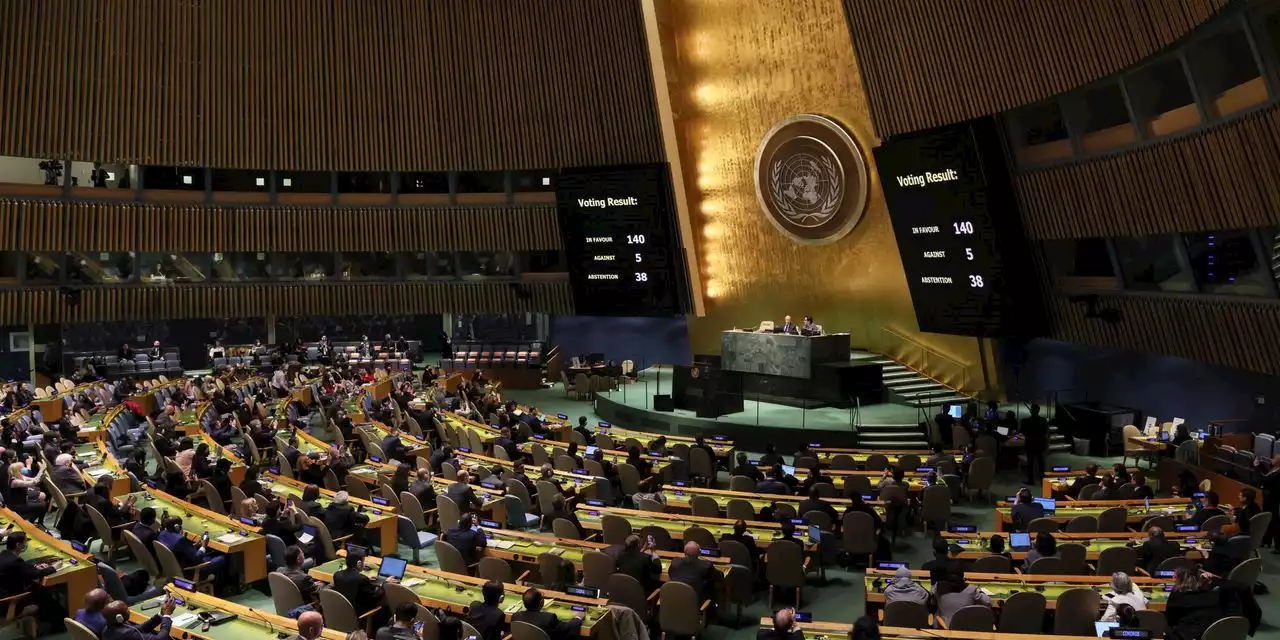 U.N. Passes Resolution Blaming Russia for the Humanitarian Crisis in Ukraine