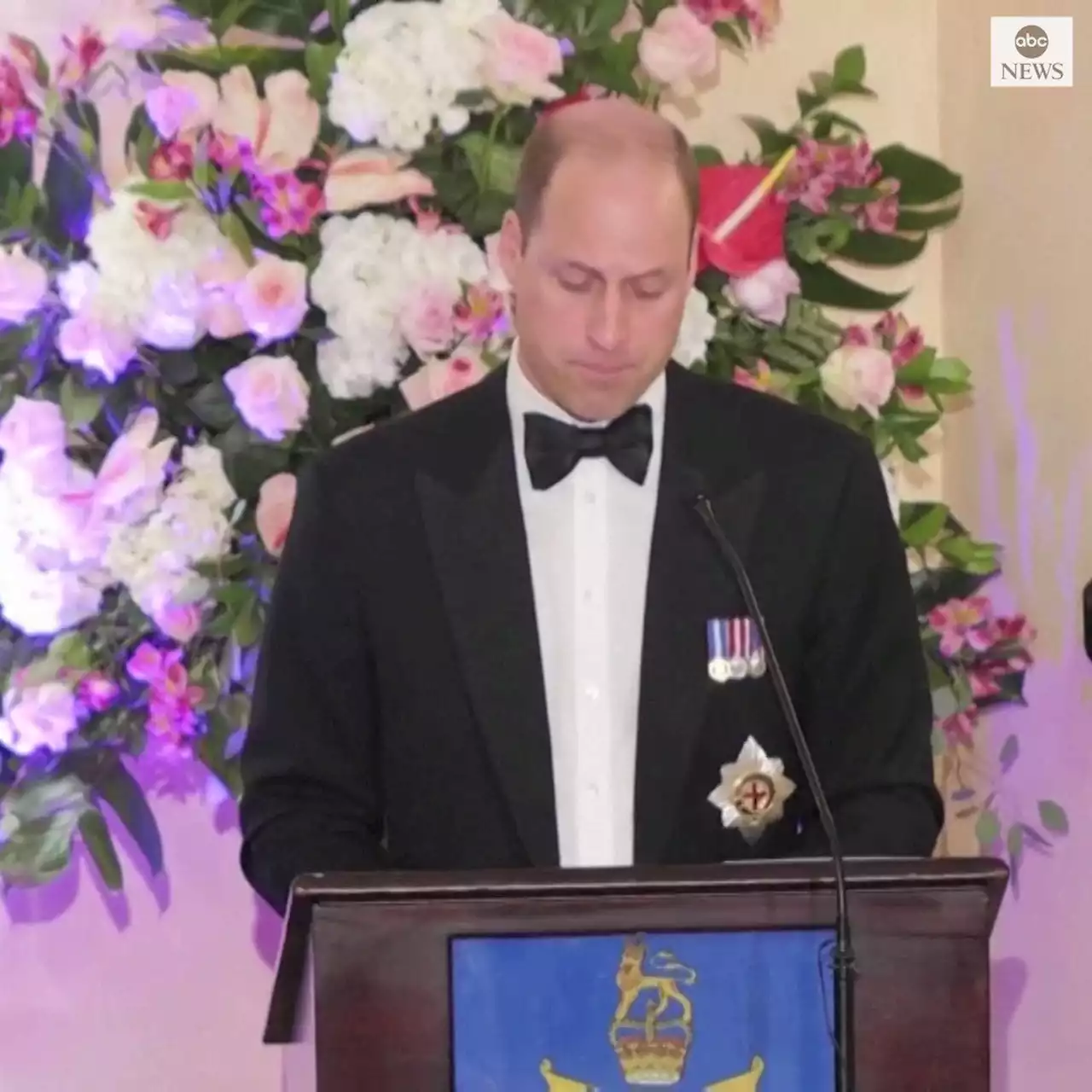 Prince William describes 'profound sorrow' over slavery in Jamaica speech