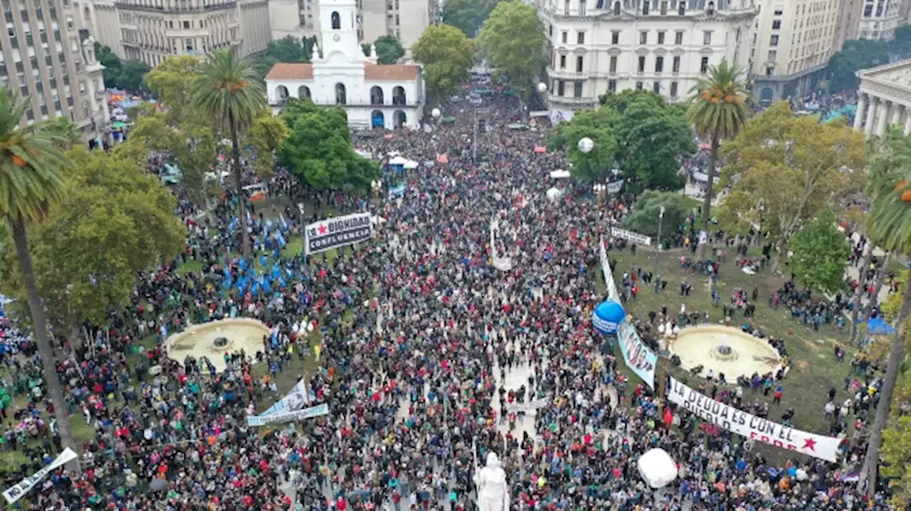 Una multitud se volvió a reencontrar en la calle por los derechos humanos