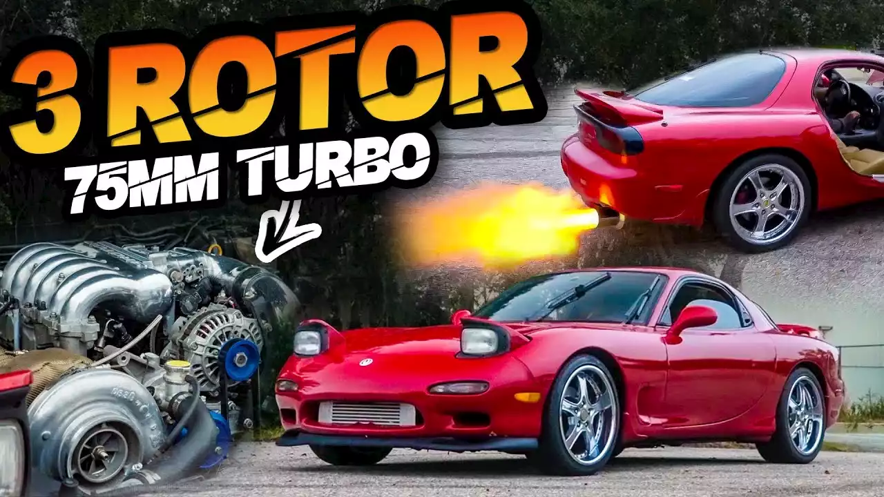 Flame-Spitting Three-Rotor Mazda RX-7 With 600 HP Is A Beast | Carscoops