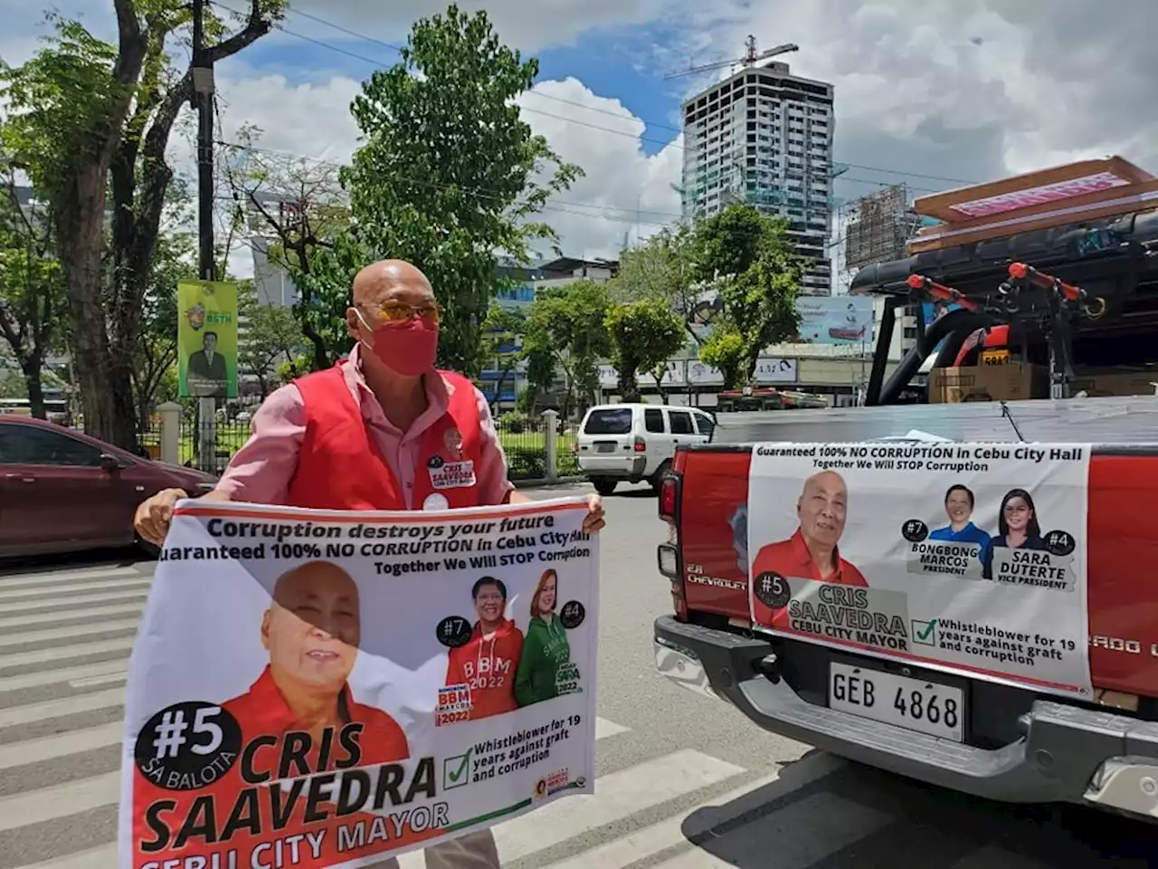 Saavedra prefers ‘personal campaigning’ in his bid for Cebu City mayor