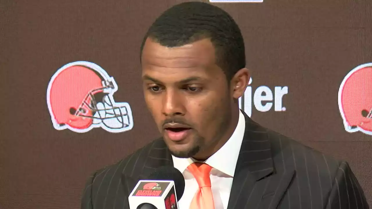 ‘I never assaulted any woman’: Deshaun Watson introduced by Cleveland Browns as next QB