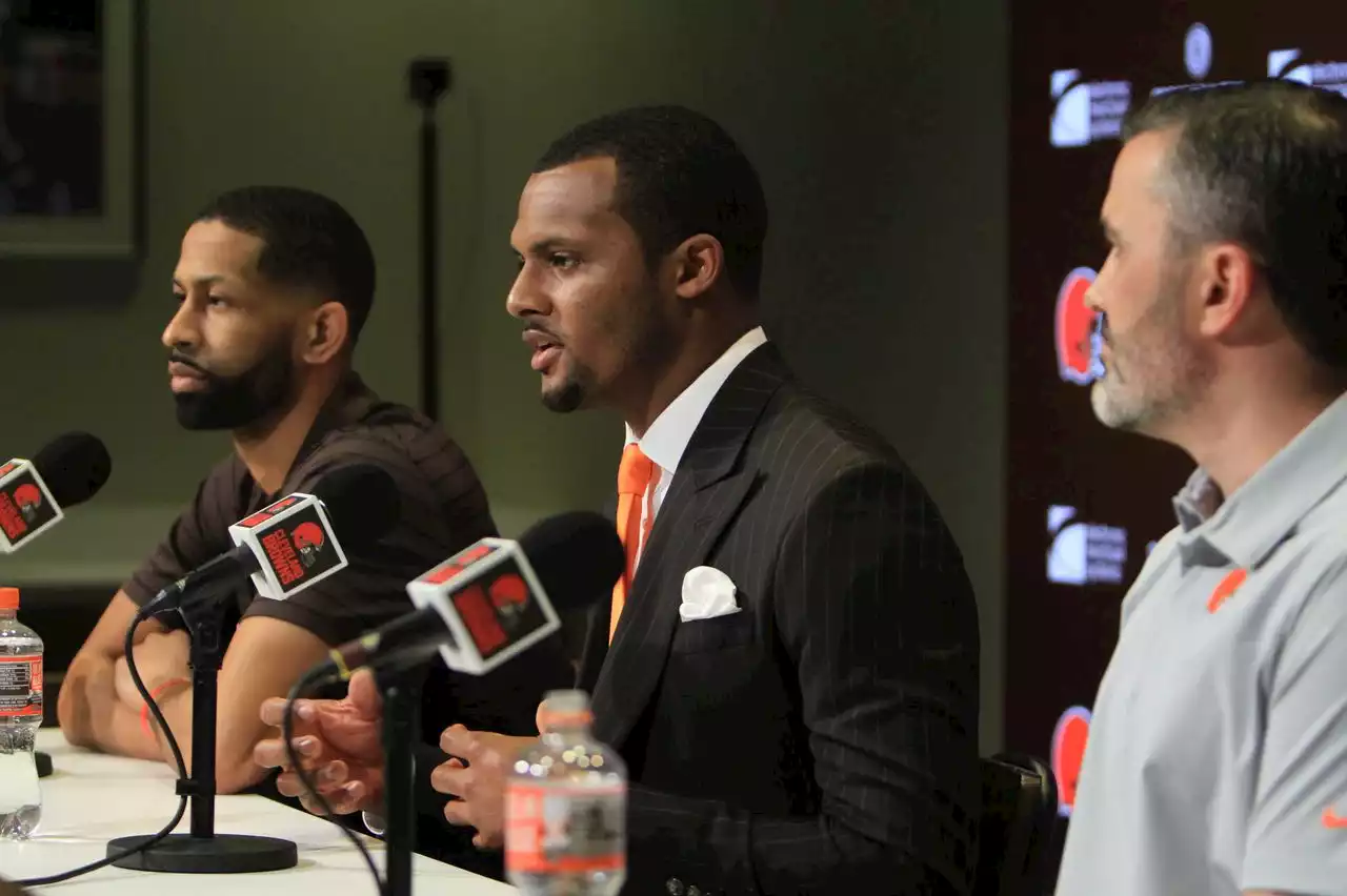 Deshaun Watson holds Browns introductory press conference: What they’re saying on social media