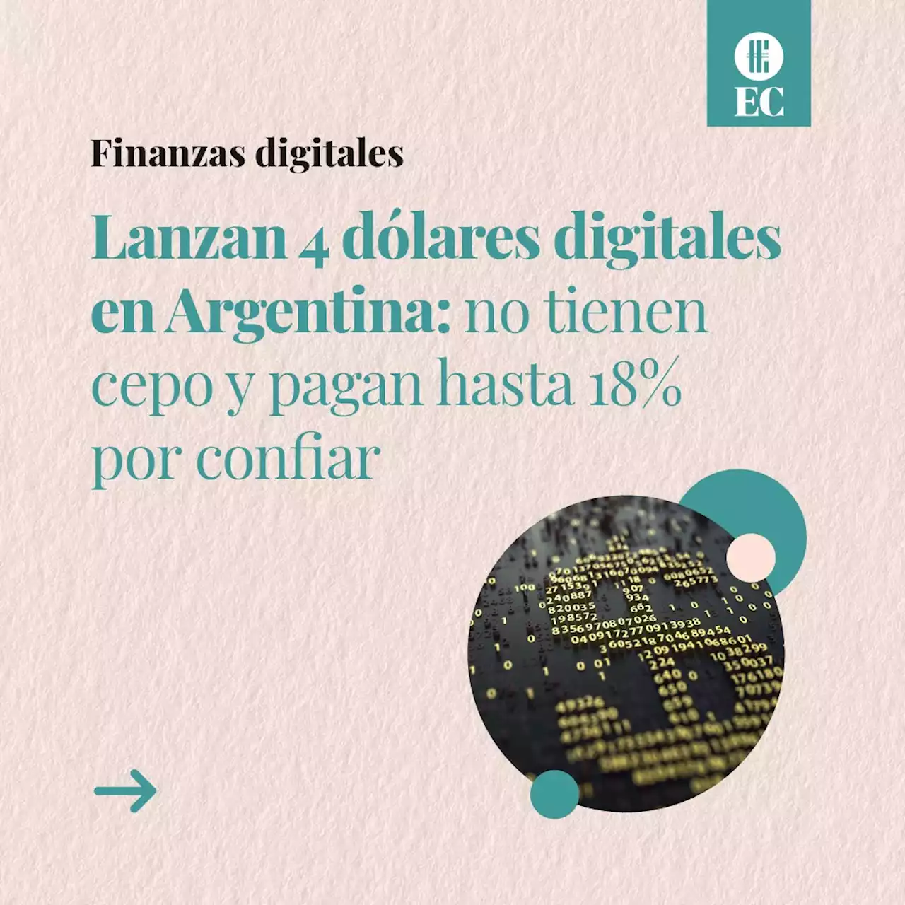 Lanzan 4 d�lares digitales en Argentina: no tienen cepo y pagan hasta 18% por confiar