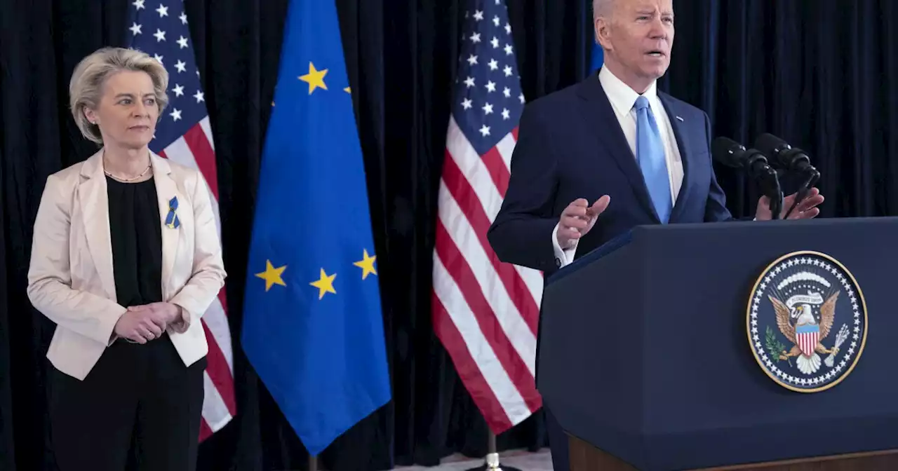 Biden and Europe announce joint task force to reduce reliance on Russian energy