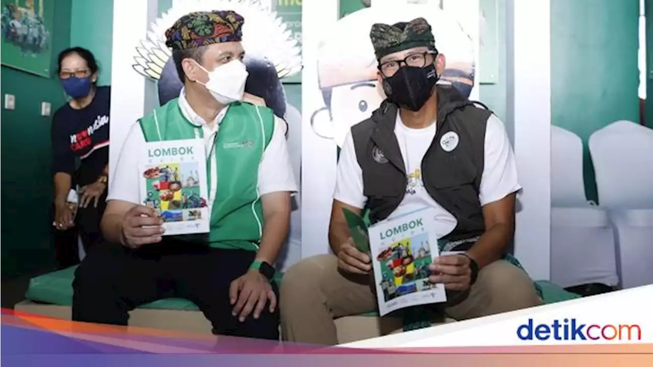 Sandiaga Uno Resmikan Grab Lounge di Bandara Internasional Lombok