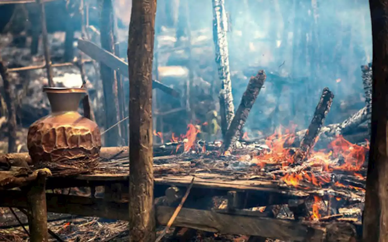 Villagers in Myanmar accuse junta troops of torching houses