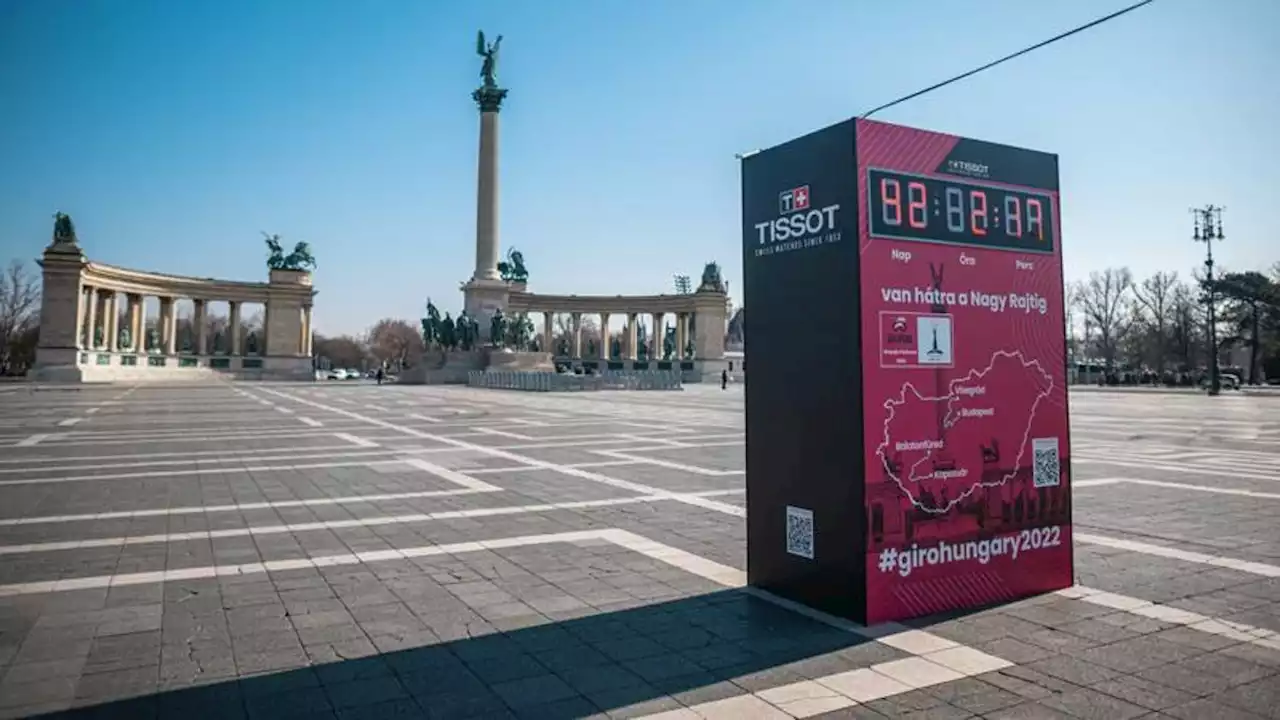 Budapest, partito il countdown per il via del Giro d'Italia