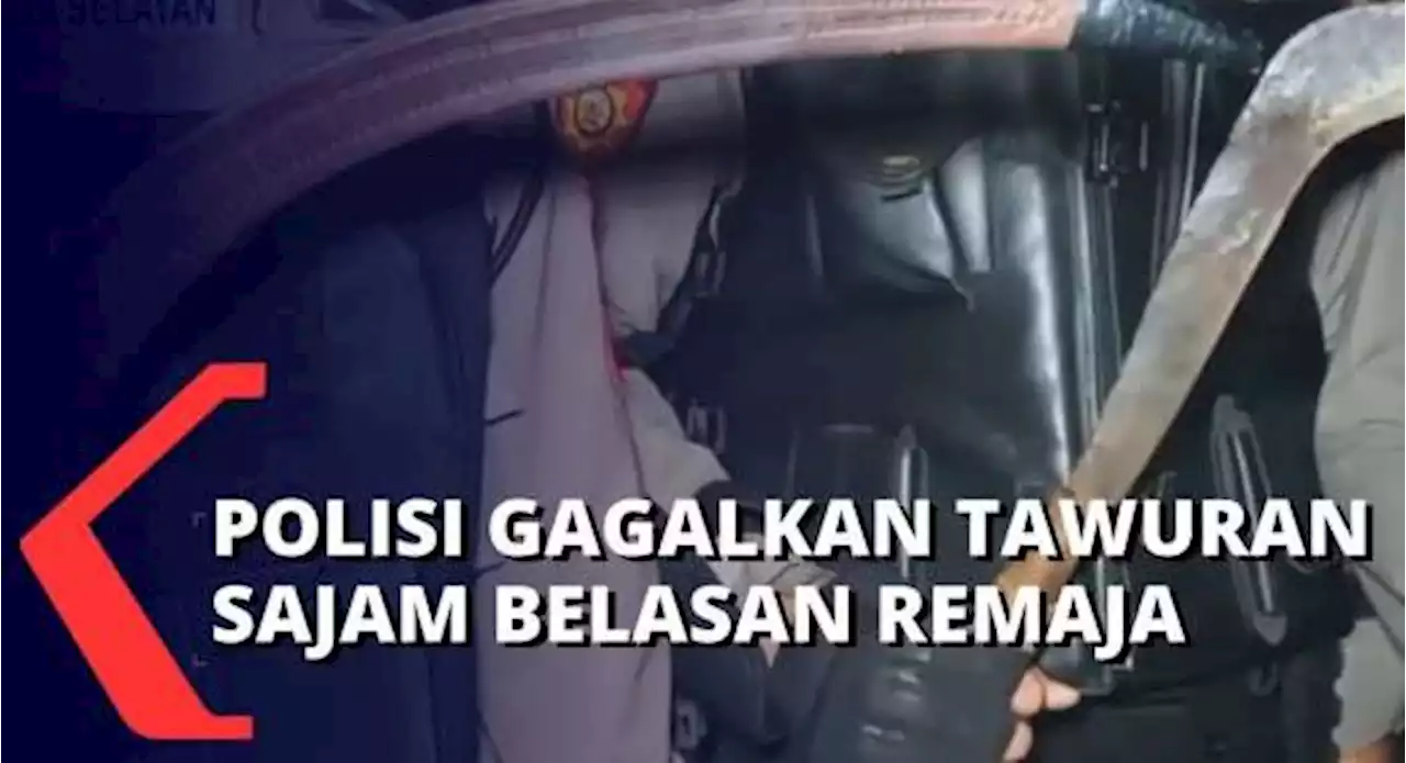 Gagalkan Tawuran Remaja di Jakarta Selatan, Polisi Amankan Pelaku Beserta Senjata Tajamnya!