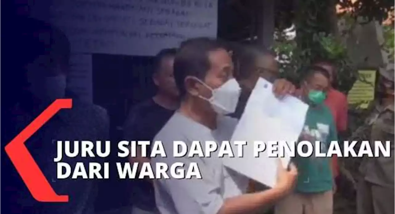 Salah Data, Juru Sita Pengadilan Negeri Sidoarjo Malah Diusir Warga!