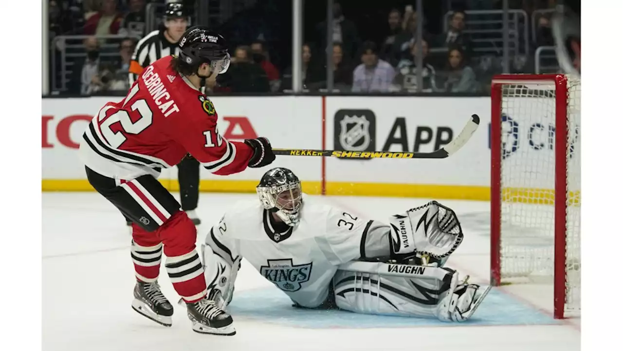 Kings lose to Blackhawks in a shootout