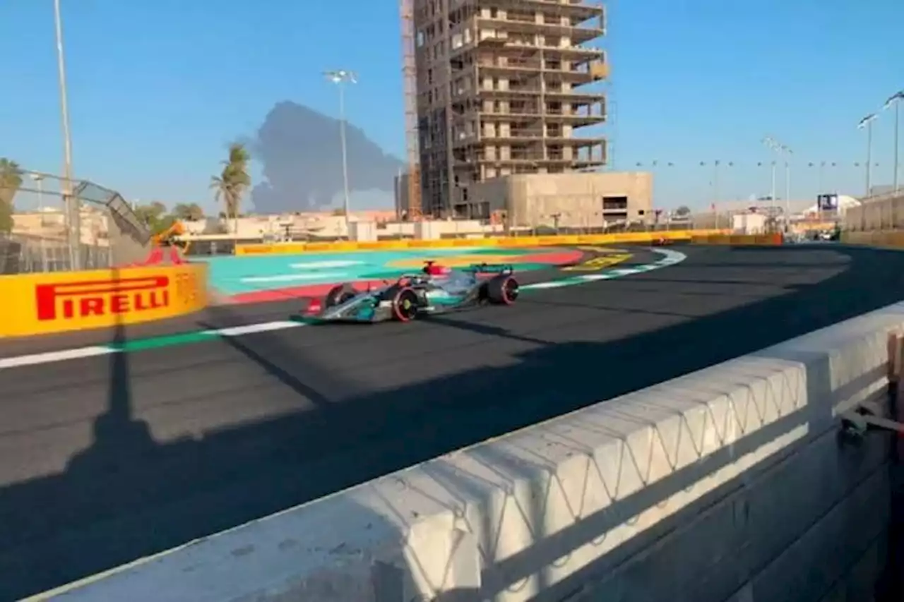 Fórmula 1, Gran Premio de Arabia Saudita: hubo un ataque con misiles en Jeddah durante los ensayos, a 16 kilómetros del circuito