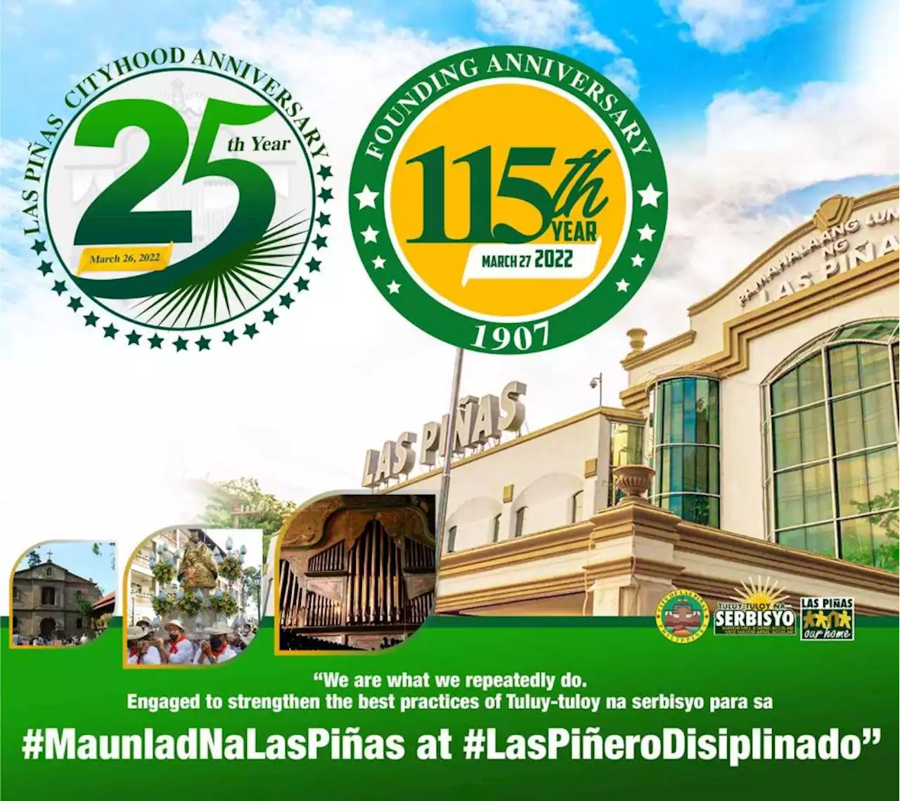 Las Piñas celebrates 25th cityhood and 115th founding anniversary