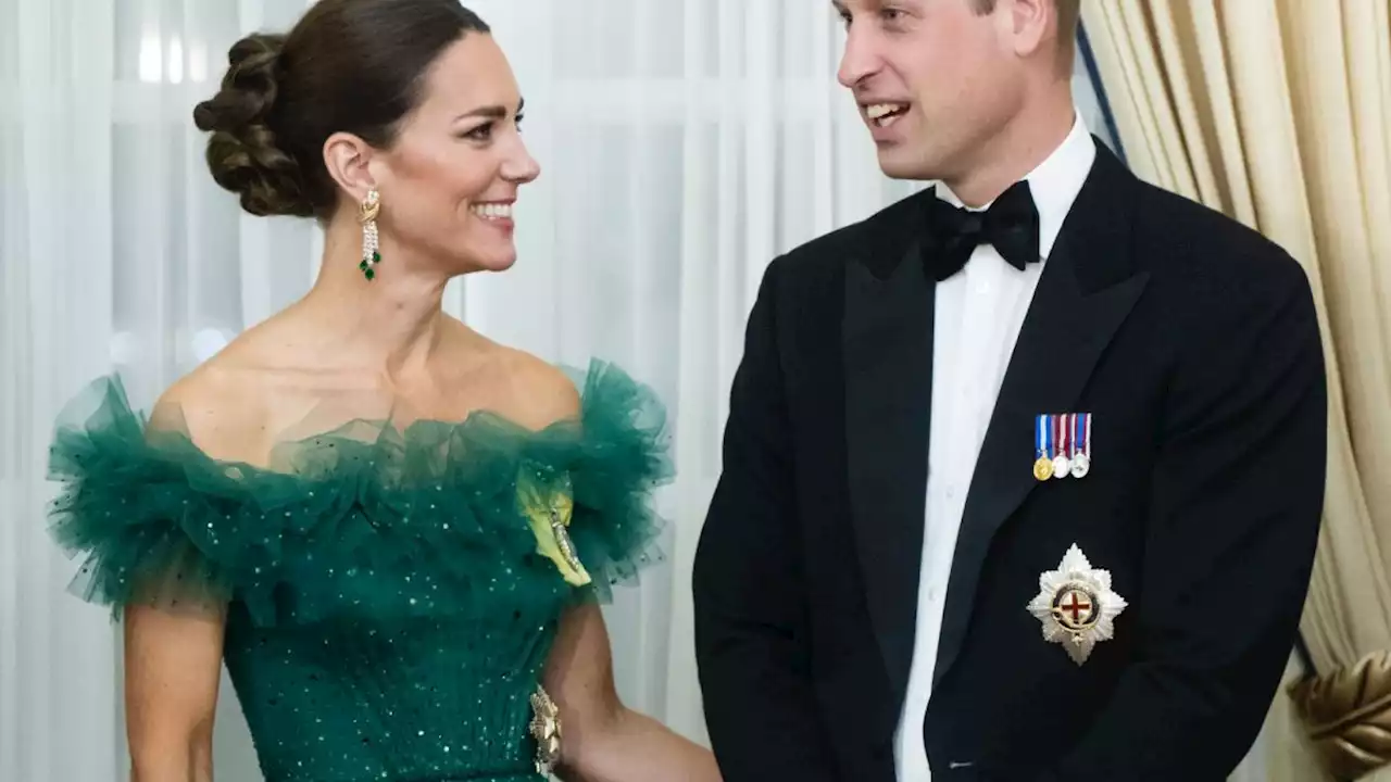 Kate Middleton Glows in an Emerald Green Ballgown on Last Night of Jamaica Trip