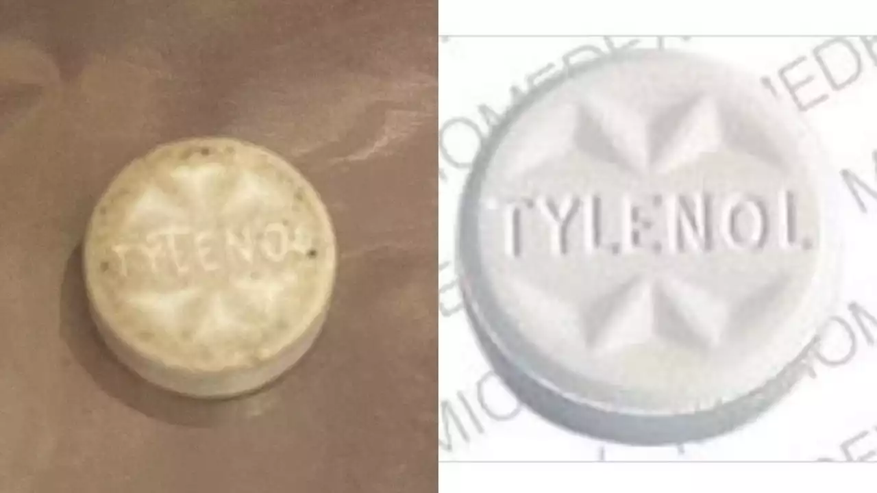 Fentanyl, cocaine pills marked as Tylenol discovered by police