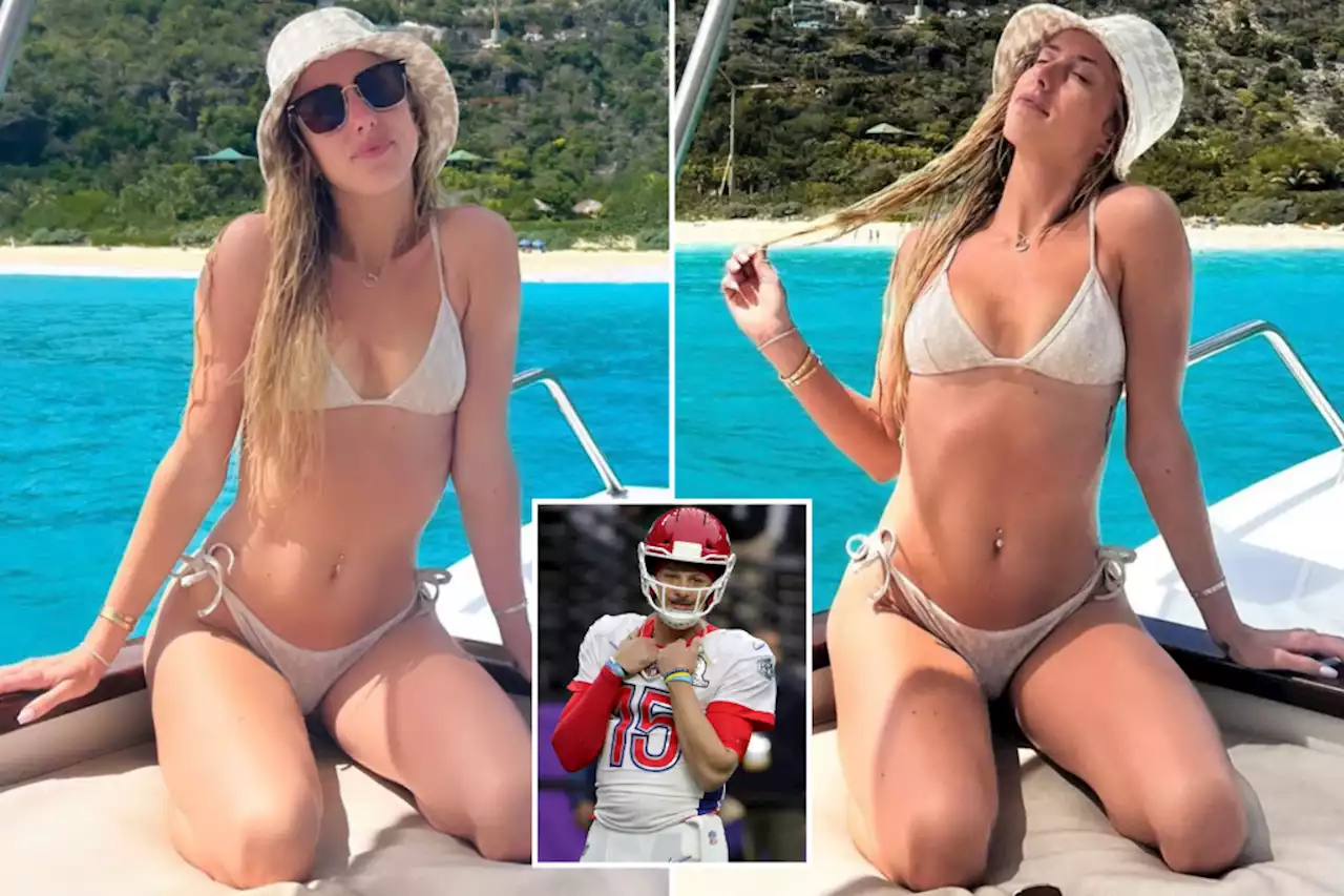 Brittany Matthews’ bikini shoot shows off Patrick Mahomes’ ‘Instagram husband’ skills