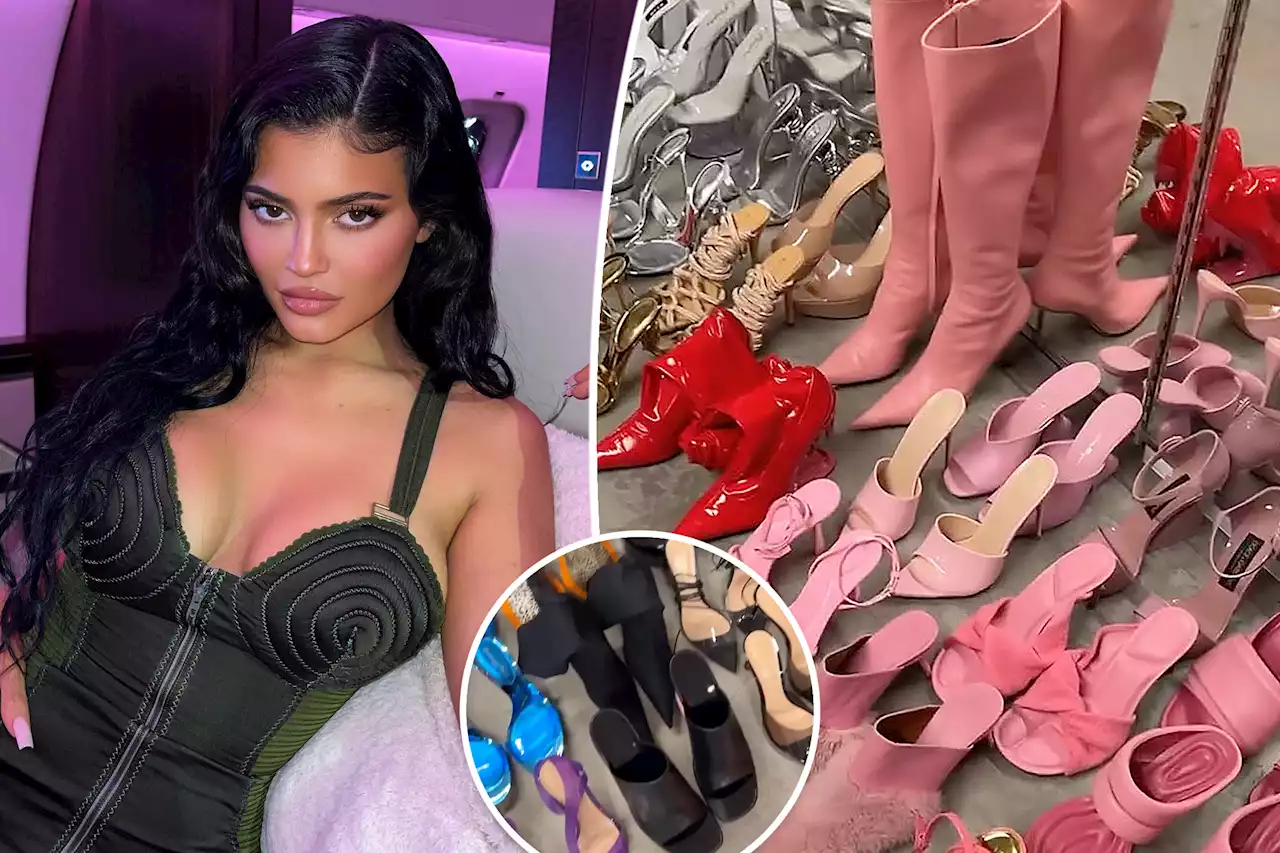 Kylie Jenner shows off portion of shoe collection estimated to be worth $40K