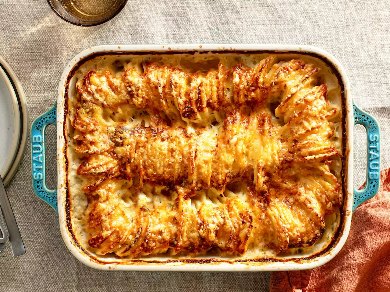 Hasselback Potato Gratin Recipe