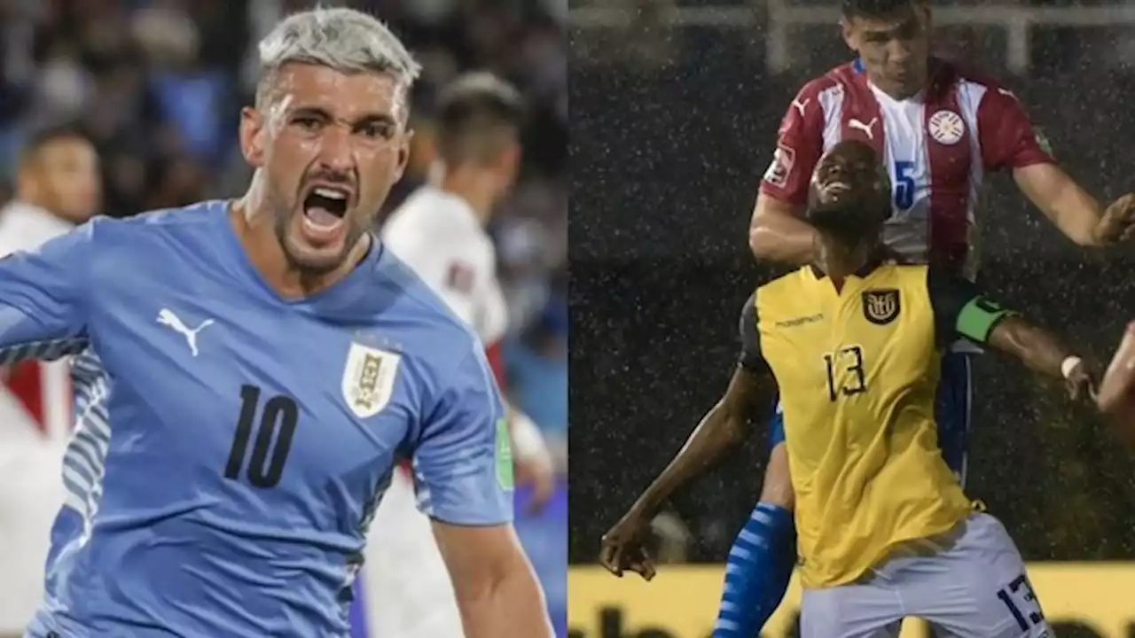 Eliminatorias: Uruguay y Ecuador se clasificaron al Mundial de Qatar