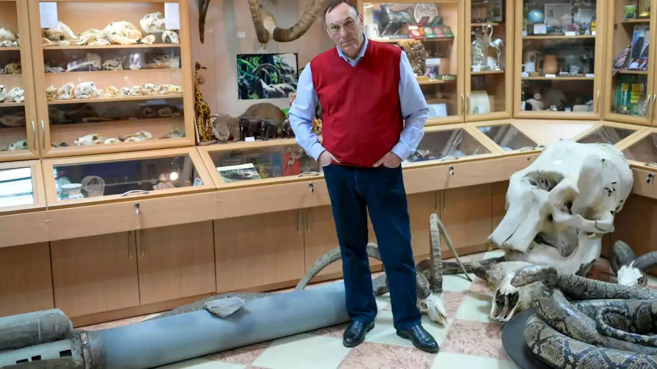 Boss of Ukrainian zoo trapped in the crossfire with animals