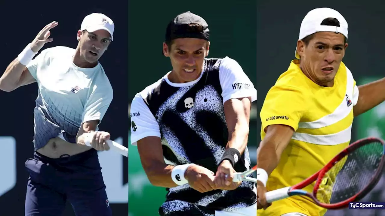 Miami Open: Bagnis, Coria y Báez se despidieron rápido del Masters 1000 - TyC Sports