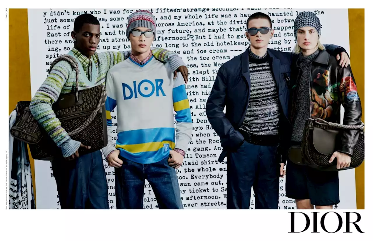 Dior Men’s Pre-fall Campaign Features a Jack Kerouac Manuscript