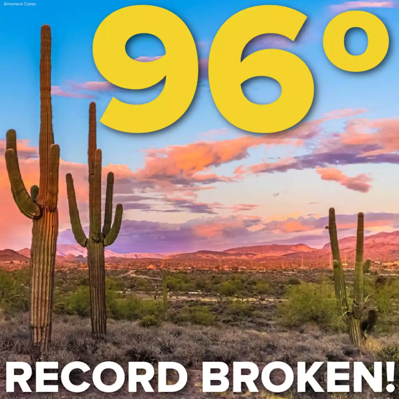 MOST ACCURATE FORECAST: First 90s of the year! Record-breaking heat in Phoenix