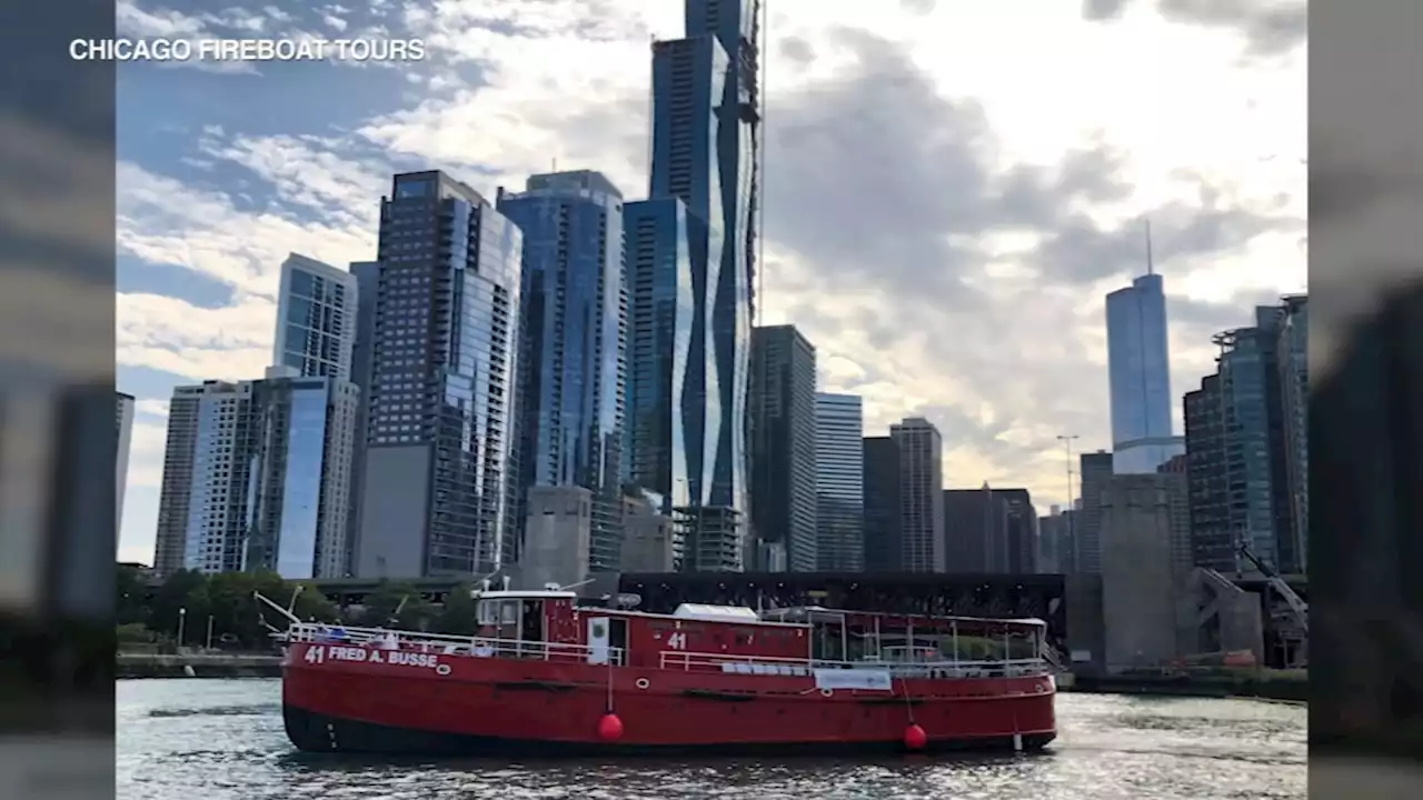 Chicago Fireboat Tours return; cruise the river, Lake Michigan on floating piece of history