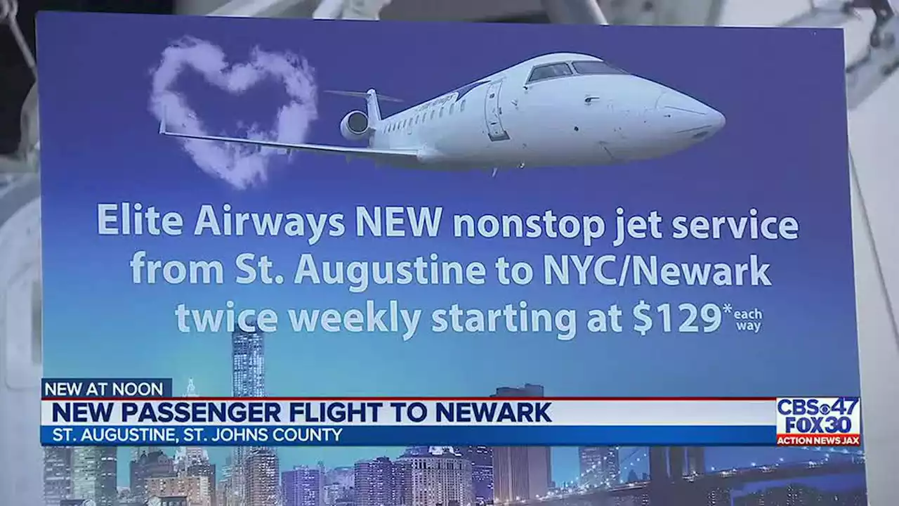 Elite Airways expanded service starts today in St. Augustine