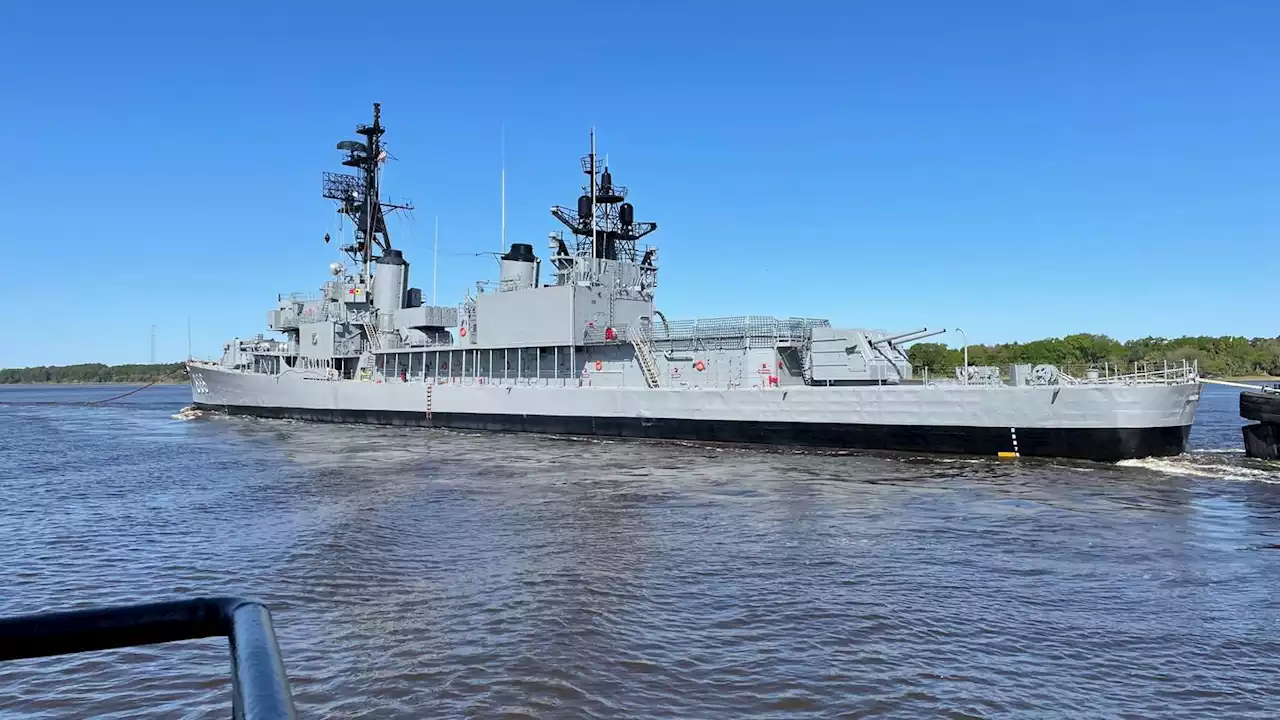 USS Orleck docked in Downtown Jacksonville