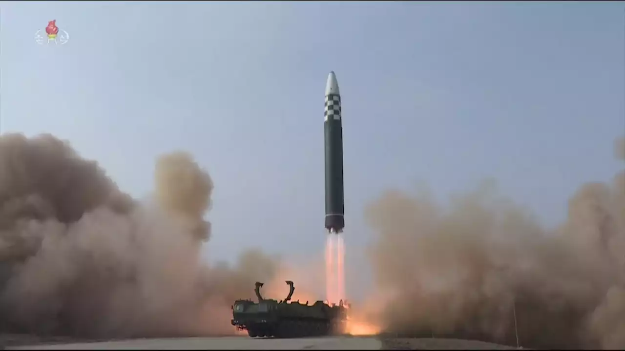 North Korea tests its ‘largest intercontinental ballistic missile’