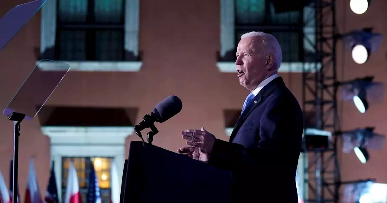 Joe Biden habló en Varsovia sobre la guerra de Ucrania y advirtió que el mundo debe prepararse para 'un largo combate'