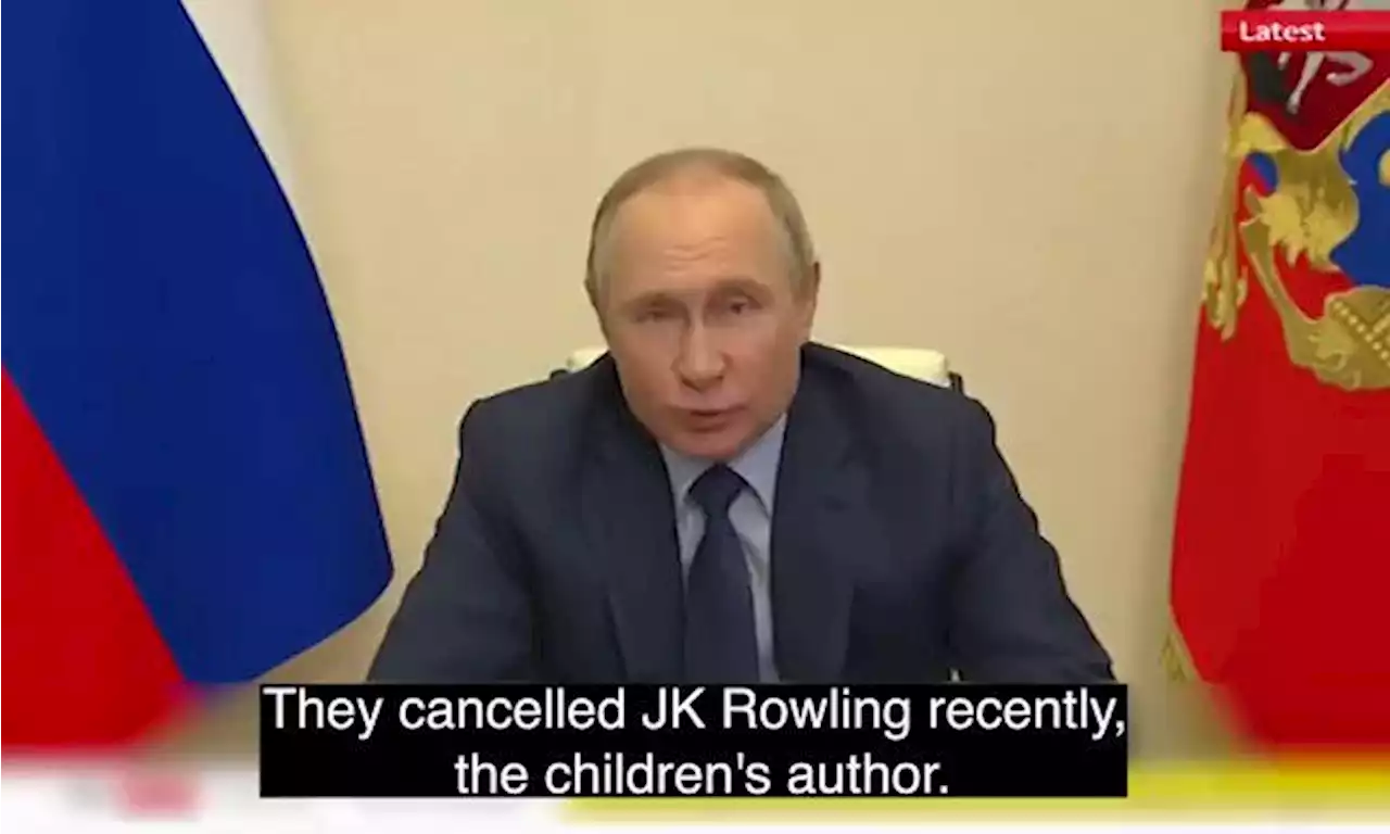 Ukraine war: JK Rowling claps back after Putin's rant