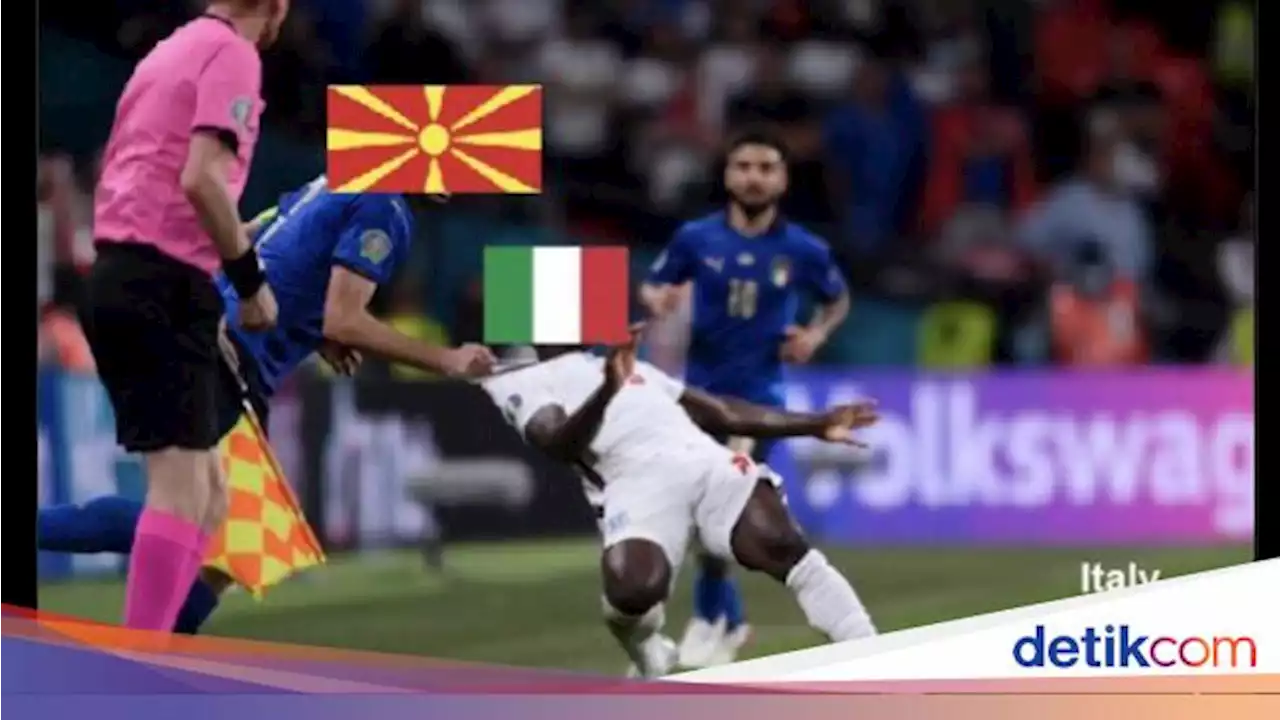 Italia Tak ke Piala Dunia, Ramai Lagi Meme Chiellini Tarik Saka